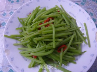 清爆山芋梗的做法步骤：7