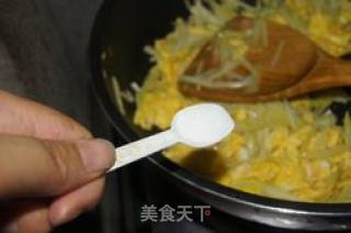 韭黄炒蛋的做法步骤：6