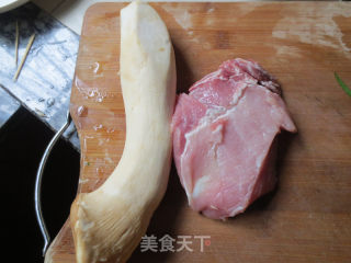 杏鲍菇肉丝的做法步骤：1
