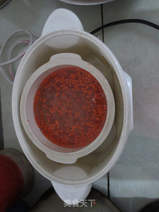 红萝卜瘦肉粥—宝宝营养餐的做法步骤：5