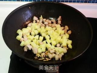 炒三丁的做法步骤：8
