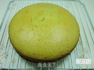 抹茶海绵蛋糕的做法步骤：11