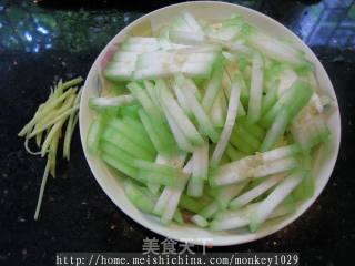 节瓜虾米粉丝煲的做法步骤：3