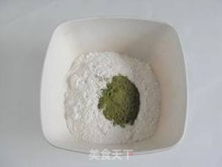 清香扑鼻的味道----【绿茶小饼】的做法步骤：4