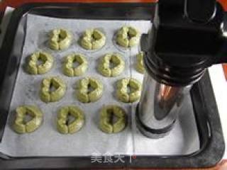 清香扑鼻的味道----【绿茶小饼】的做法步骤：8