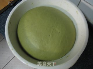抹茶蜜豆面包的做法步骤：5