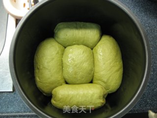 抹茶蜜豆面包的做法步骤：8