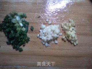 清炒茄丁鸡丝的做法步骤：3