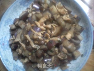 清炒茄丁鸡丝的做法步骤：9