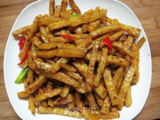 鱼香南瓜饼的做法步骤：8