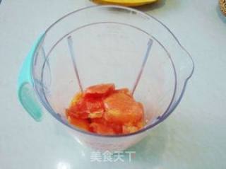 简单健康饮品——木瓜奶昔的做法步骤：2