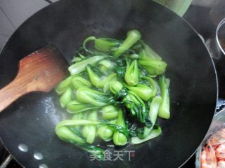青菜也可以很漂亮之------油爆青菜的做法步骤：7