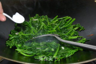 清炒菜心的做法步骤：5