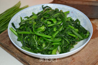 清炒菜心的做法步骤：6