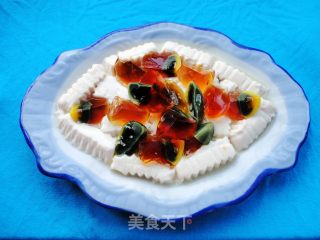 简单快捷的凉拌菜之------变蛋拌豆腐的做法步骤：9