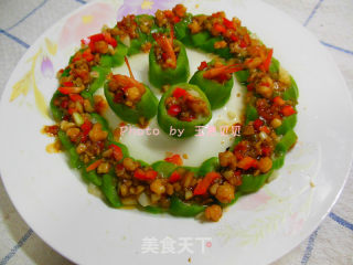 滚龙丝瓜——蒜蓉蒸丝瓜别样吃的做法步骤：14