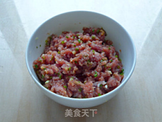 香葱肉包的做法步骤：3