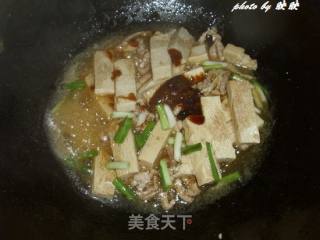 冻豆腐烧肉丝的做法步骤：6