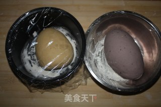 浪漫七夕——彩色玫瑰花卷的做法步骤：6