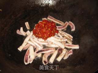 剁椒炒鱿鱼的做法步骤：8
