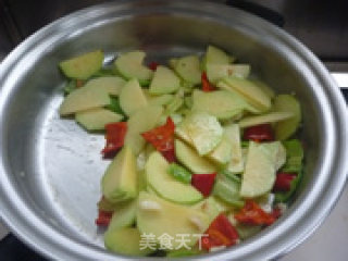 蒜椒瓜片的做法步骤：6