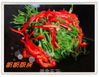 双椒肉丝！～的做法步骤：5