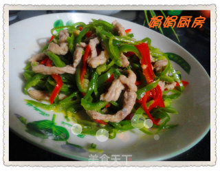 双椒肉丝！～的做法步骤：9