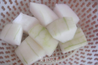 煎冬瓜---孩提时的味道的做法步骤：1