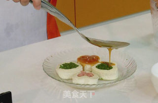 七夕爱心餐-心形酿豆腐的做法步骤：7