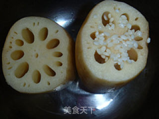 蜜汁糯米藕的做法步骤：4