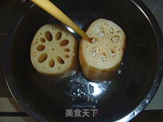 蜜汁糯米藕的做法步骤：5