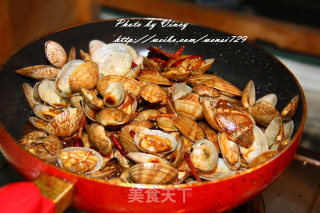 家常美味——辣炒蚬子的做法步骤：6