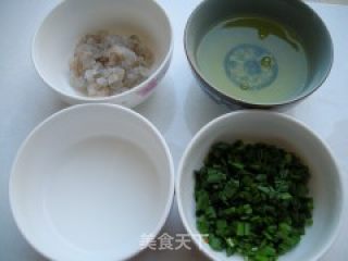 韭菜虾仁芙蓉蛋的做法步骤：2