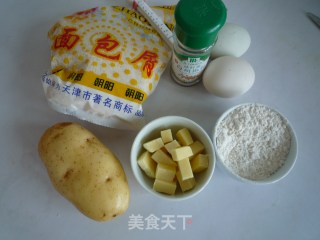 香酥芝士土豆球的做法步骤：1
