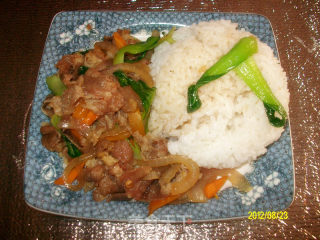 七夕营养肥牛饭的做法步骤：10