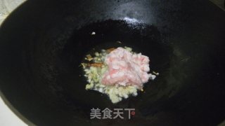 榄菜肉沫四季豆的做法步骤：3