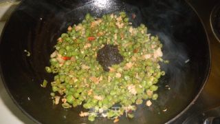 榄菜肉沫四季豆的做法步骤：6