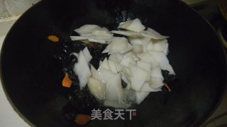 木耳炒山药的做法步骤：6