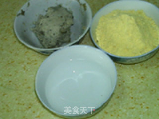 豆渣玉米饼的做法步骤：1