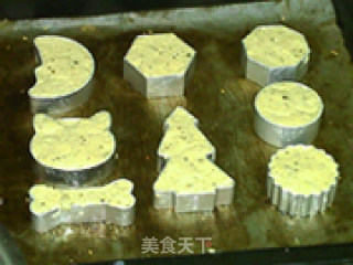 豆渣玉米饼的做法步骤：9