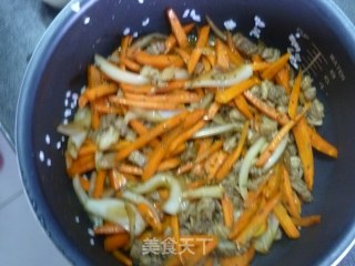 孜然手抓羊肉饭的做法步骤：9