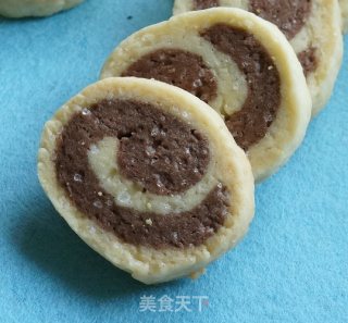 可可卷心酥的做法步骤：10
