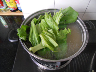 水东芥菜煲烧猪骨的做法步骤：4