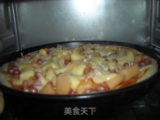 水果比萨的做法步骤：15