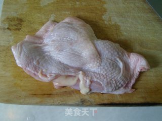 咸蛋黄鸡腿卷的做法步骤：2