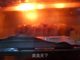 咸蛋黄鸡腿卷的做法步骤：10