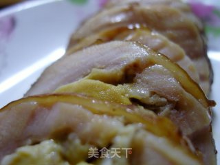 咸蛋黄鸡腿卷的做法步骤：12
