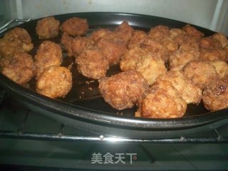 嘎嘣脆的糖醋丸子的做法步骤：2