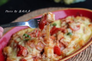 芝士焗年糕的做法步骤：9