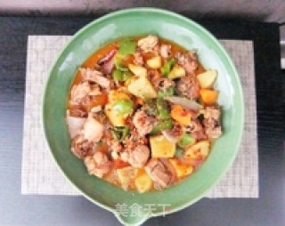 新疆大盘鸡的做法步骤：10
